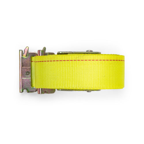 2” x 12" Yellow Cam Buckle Strap with E Fitting (Box 1/30)