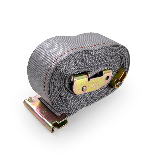 2" x 16" Gray Cam Buckle Strap with E Fitting