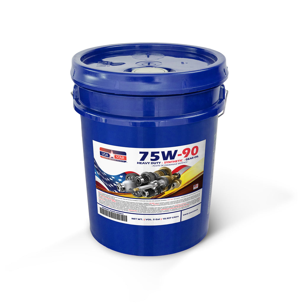 75w90 synthetic gear oil USA STAR 75W-90 Gear Oil Synthetic , 5 Gallon Pail
