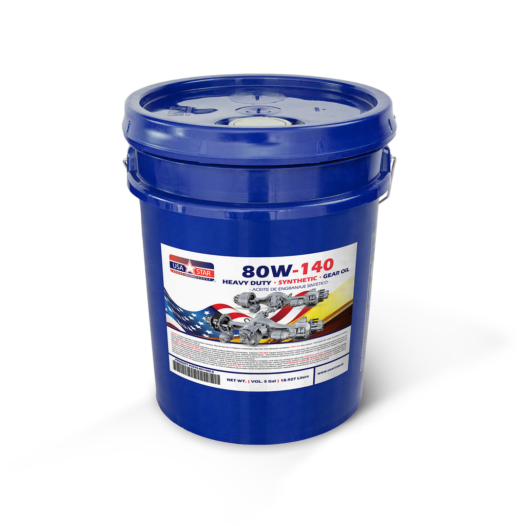 80w140 synthetic gear oil USA STAR 80W-140 Syntetic Gear Oil , 5 Gallon Pail