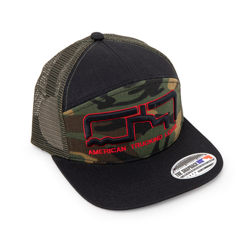 Truck 3D  Military, Cap American Trucking League, 7 panel