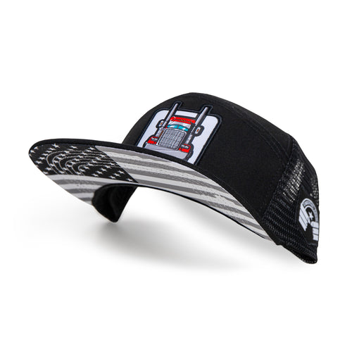 Hat Black kings Of The Boulevard Peterbilt 379