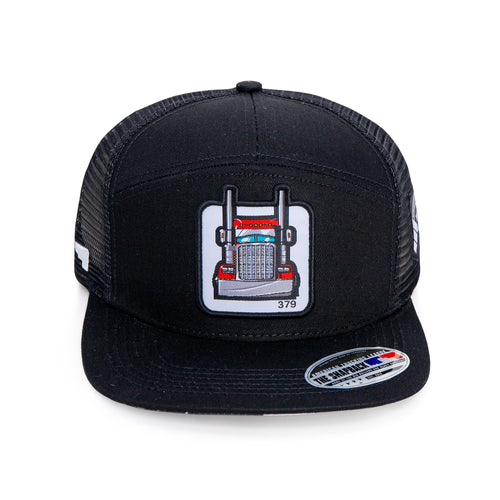 Hat Black kings Of The Boulevard Peterbilt 379