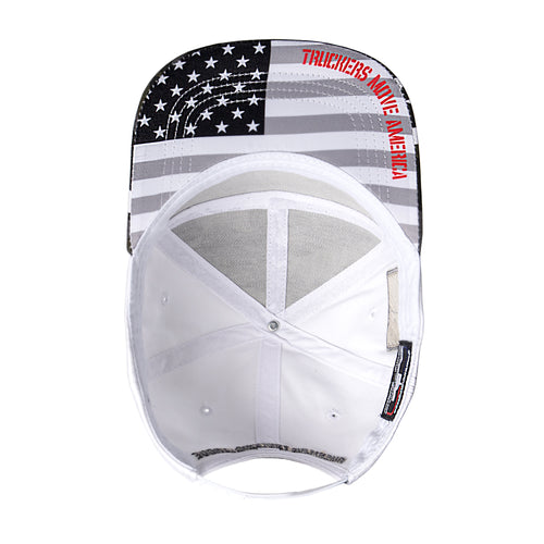 Hat White Camo Cross Stitch Logo