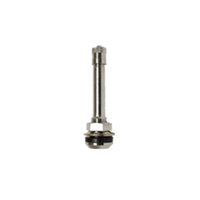 Nickel Clamp-In Valve .453 Rim Hole 2 1/4″ eff. Length