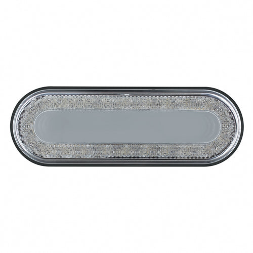 24 Led 6" Oval "Mirage" Stop, Turn & Tail Light - Red Led/Clear Lens