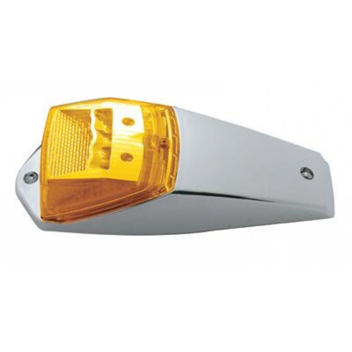 17 LED Reflector Square Cab Light Kit - Amber LED/Amber Lens