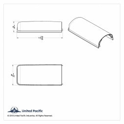 Chrome Mirror Cover fits Freightliner Cascadia  2008-2017