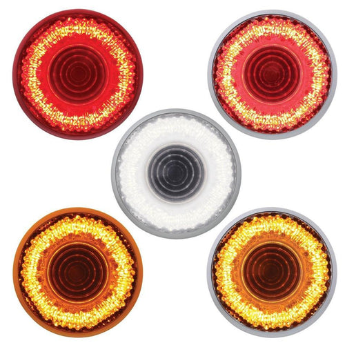 2.5” Round VORTEX LED 9 diodes, Marker Light 12V.