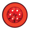 4 Inch Round Glolight Trailer Tail Light- S/T/T - Led - Submersible - 21 Diodes - Red Lens