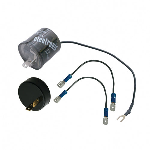 LED Flasher With Reverse Polarity Base & Extension Wires