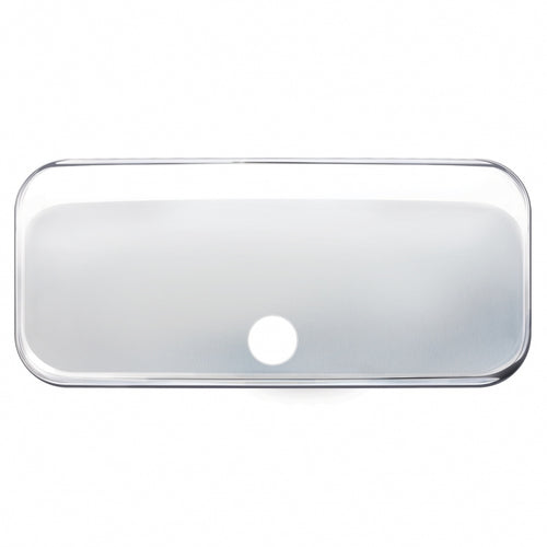 Chrome Plastic Upper Center Storage Door Cover For 2007-2018 Freightliner Cascadia -