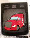 Mud Flap  24” X 30” Kenworth T680 Truck Red "Sold in Pairs"