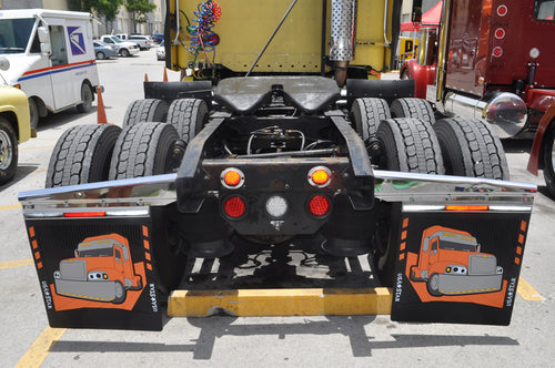 Rubber Mud Flaps Fits Freightliner Century (Pair)