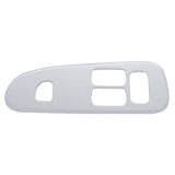Chrome Plastic Window Switch Trim For 2008+ Peterbilt 389/388- Driver (3 Large & 1 Small Opening)