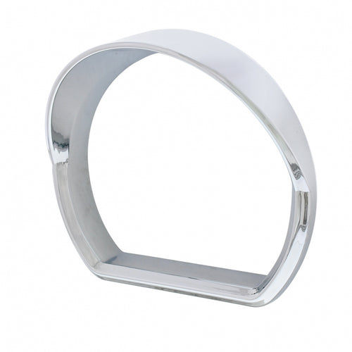 Chrome Plastic Speed/Tachometer Gauge Bezel For Peterbilt 579 (2013-2021) & 587 (2010-2016)