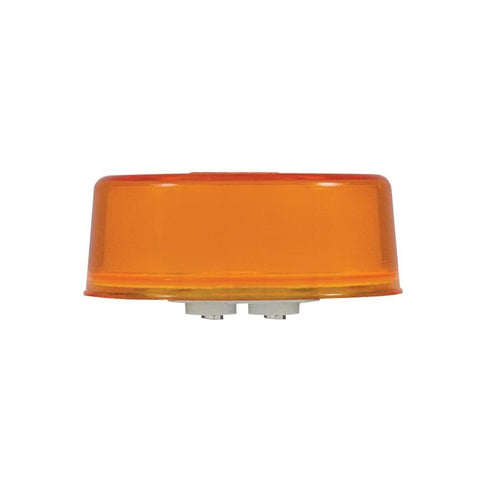 9 LED 2 1/2" Clearance/Marker Light - GLO Light - Amber LED/Amber Lens