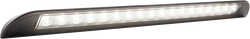 Descontinued. 18-LED surface mount strip light, black housing, 12-24V