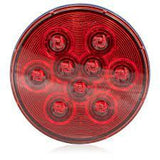 Lightning 4 Round Red Stop/Tail/Turn Dual Voltage 12/24 VDC Maxxima