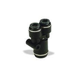 Union Y Assembly Push to Connect 1/4” X 1/4” X 3/8"