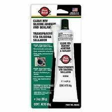 Silicone, Clear Permatex, 3 Oz   12/1,