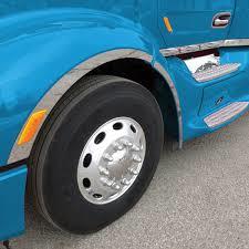 Fender Trim fits Peterbilt 579 models with 123″ BBC. Sold as a 4 piece set.
