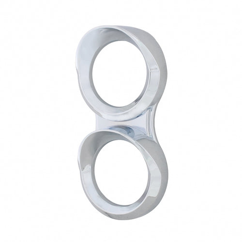 Small 2 Gauge Cluster Bezel With Visors For 2008-2017 Freightliner Cascadia - Vertical