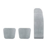 Chrome Billet Aluminum Diamond Pedal Set For 2008-2017 Freightliner Cascadia/Coronado/M2