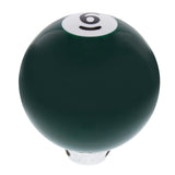 Number 6 Pool Ball Gearshift Knob - Gloss Green