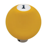 1 Ball Billiard Gearshift Knob - Yellow