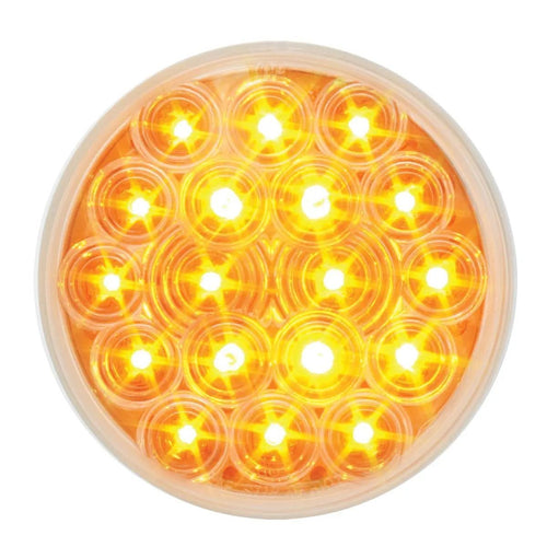 4" LED Sealed Light Fleet Series Amber Clear