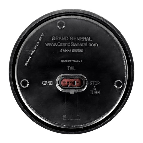 4" LED Sealed Light Fleet Series Red Clear