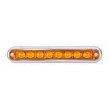 6.5" Surface Mount Pearl Marker & Turn LED Light Bar Blue/blue