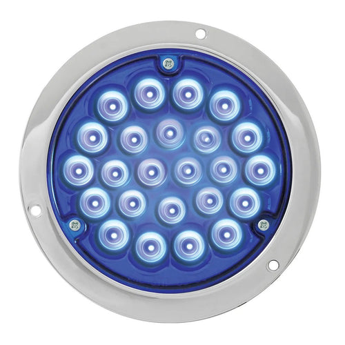 4” Pearl LED Light with Housing Blue