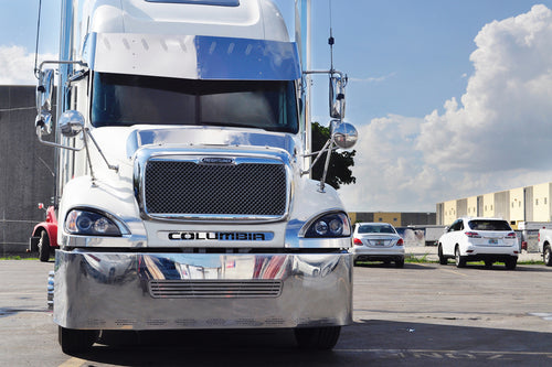 Top Mirror Chrome fits Freightliner Columbia Passenger & Driver