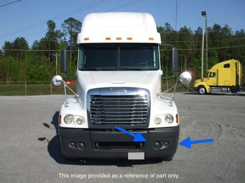 Plastic Bumper End, Dark Gray, OEM Style Fits Freightliner Century 2004+