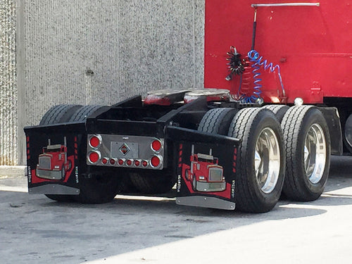 Rubber Mud Flaps Fits Kenworth T800 (Pair)