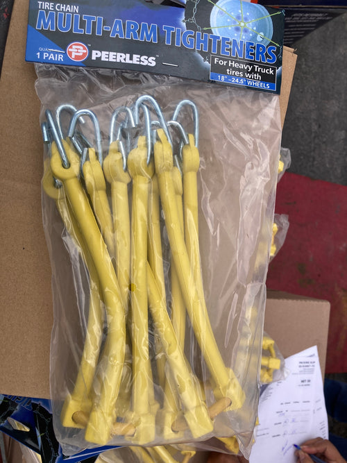 Rubber Accessory Spider/Star Bungee Tensioner For Snow Chains Fits 2247-Sc, One Pair