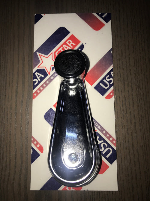 Interior Window Handle fits International Chrome 4700, 9000, 8000, 4800, Passenger & Driver Side