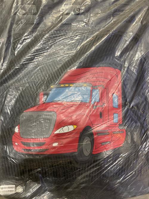 Black Mud Flap 24” X 30” with International Prostar Truck Logo - Pair