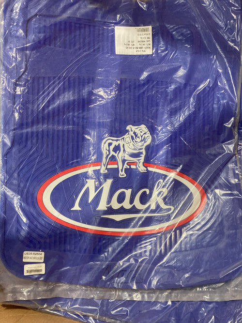 Mud Flap  24” X 30” Mack Color Blue Logo Center (Pair)
