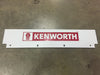 white plastic quarter fender Top Flaps only With fits Kenworth Logo, Pair with hardware.