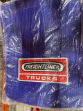 Mud Flap  24” X 30” Freightliner Logo, Color Blue Letters TRUCK on pairs