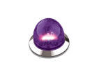 3/4" Mini Watermelon Hero LED Light - Purple Light / Clear Lens, 8 Pack