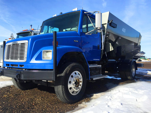 Grille Fits Freightliner FL50, 60, 70, 80, & 112 Chrome ABS Plastic