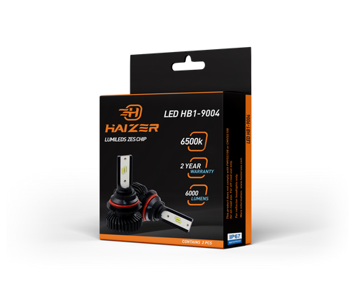 Led 9004 6,000 Lumens The package includes 2 bulbs