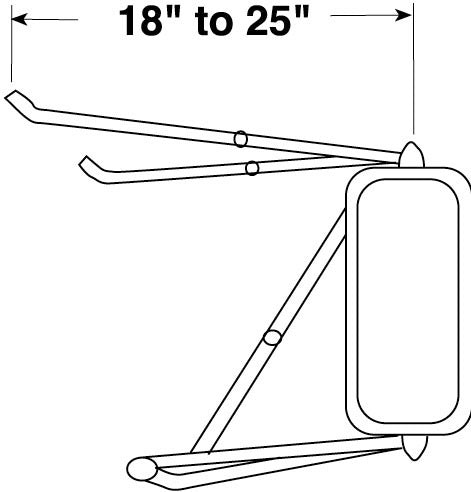 Mirror, West Coast Assembly, Rectangular, Ss, box