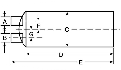 10x15x44.5" Aluminized Muffler 5” ( fits Kenworth) ID/ID