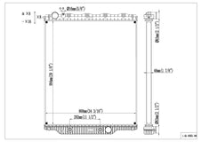 Radiator Plastic Tank ,Aluminum Core Fits Mack GU Granite 08-16 ,Volvo 2011-2014