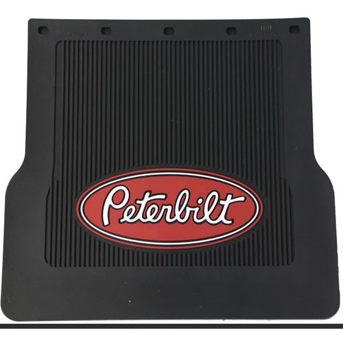 Mud Flaps 16" x 18" with Peterbilt Logo - Each
